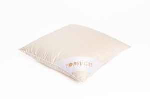 Poduszka puchowa 50x80 elegancka satynowa Moonlight Notte