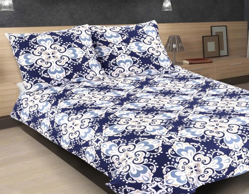 Pościel satynowa 160x200+2x70x80 ornamenty 10A Premium Matex