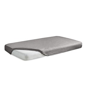 Prześcieradło jersey 120x200 z gumką Grafitowe Premium