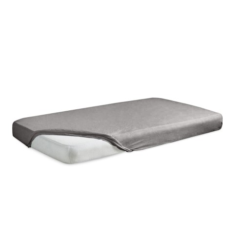 Prześcieradło jersey 160x200 z gumką Grafitowe Premium