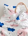 Pościel satyna bawełniana Free Love Hop Design komplet
