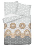 Pościel bawełna satynowa 200x220+2x70x80 ornamenty 46A Exclusive