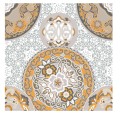 Pościel z bawełny 160x200+2x70x80 Ornamenty 46A Exclusive
