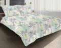 Pościel satynowa 160x200+2x70x80 Paprocie 49A Exclusive NEW