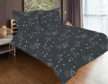 Pościel czarna 160x200+2x70x80 Gwiazdozbiory 53A Exclusive NEW
