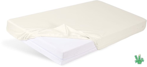 Prześcieradło bambusowe 180x200 Kremowe z gumką Bamboo