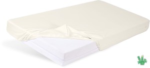 Prześcieradło bambusowe 200x220 Kremowe z gumką Bamboo
