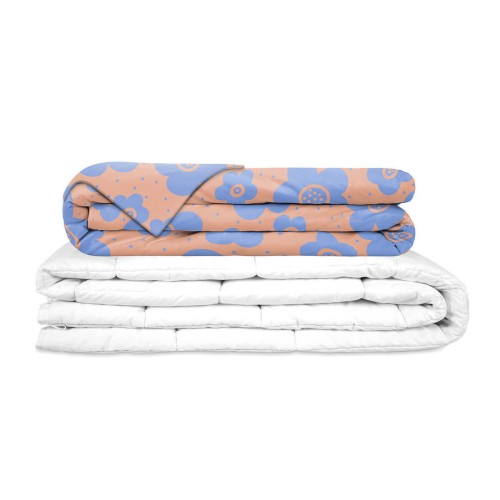 Kołderka obciążeniowa dla dzieci 90x120 letnia Fioletowe Kwiaty Gravity Blanket