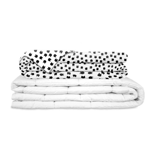 Kołderka obciążeniowa dla dzieci 90x120 letnia Czarne Koty Gravity Blanket