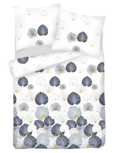 Pościel satynowa 200x220+2x70x80 lilia wodna 18A Premium Matex