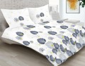 Pościel satynowa 200x220+2x70x80 lilia wodna 18A Premium Matex