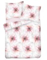Pościel satynowa 200x220+2x70x80 kwiaty Maki 17A Premium Matex