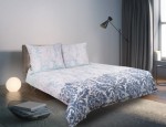 Pościel satynowa 160x200+2x70x80 Glamour 01A Premium