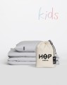 Pościel dziecięca 100x135 + 40x60 do łóżeczka jasno szary KIDS PURE Hop Design