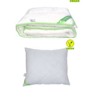 Komplet kołdra i poduszka 140x200 bambusowy całoroczny Bamboo Poldaun
