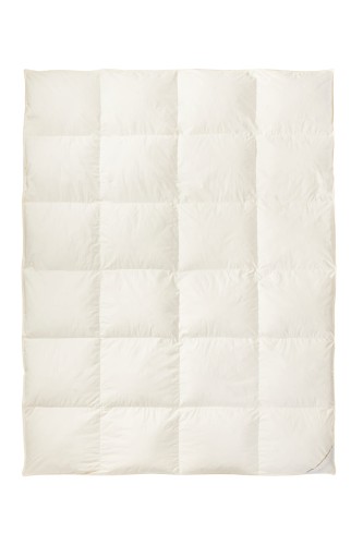 Kołdra puchowa 160x200 całoroczna kremowa Standard Piórex
